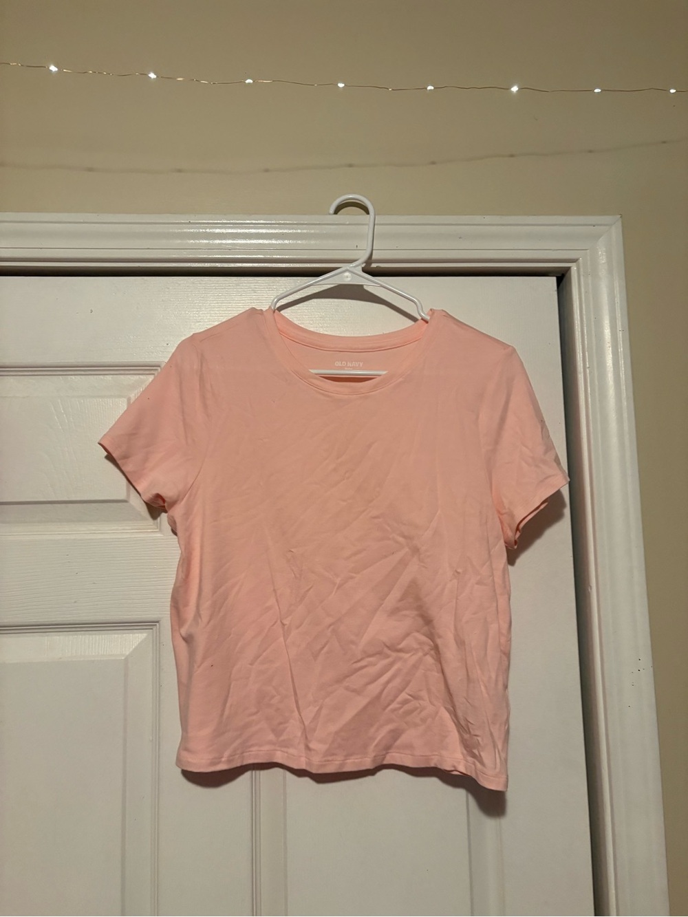 Old Navy Women's Soft Pink Short Sleeve Tee